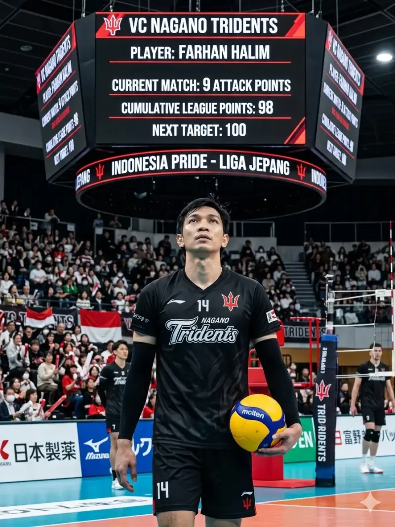 Pencapaian Farhan Halim dalam Kompetisi Bola Voli Profesional di Jepang
