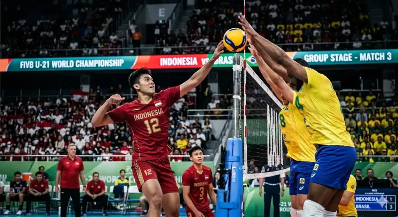 Timnas Voli Muda Indonesia Petik Pelajaran Berharga Usai Hadapi Brasil di Kejuaraan Dunia