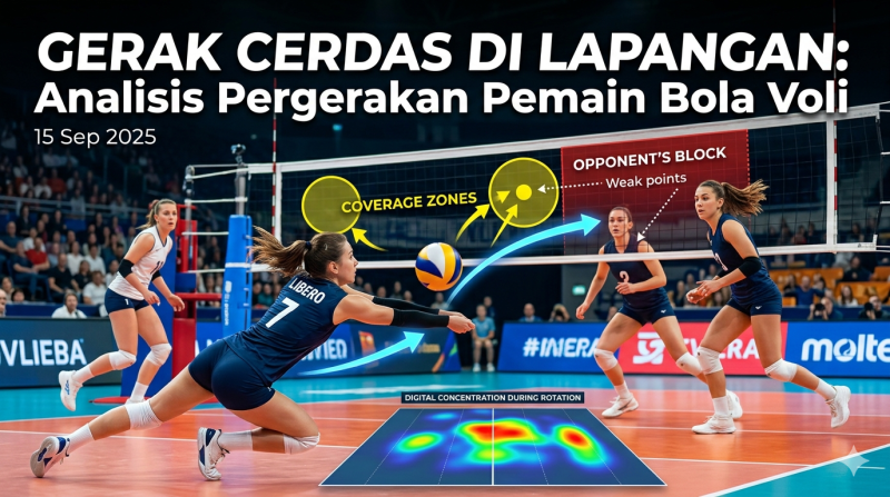 Gerak Cerdas di Lapangan: Analisis Pergerakan Pemain Bola Voli