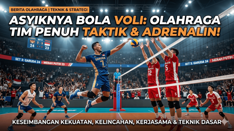 Asyiknya Bola Voli: Olahraga Tim yang Penuh Taktik & Adrenalin