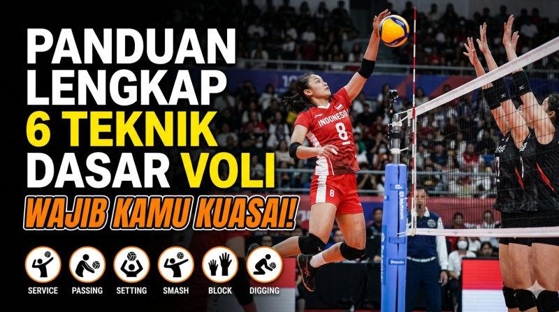 Panduan Lengkap 6 Teknik Dasar Voli yang Wajib Kamu Kuasai
