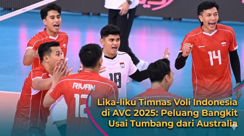 Lika-liku Timnas Voli Indonesia di AVC 2025: Peluang Bangkit Usai Tumbang dari Australia.