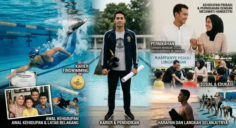 Pernikahan Dio Novandra, atlet Finswimming yang menikah dengan megawati Hangestri
