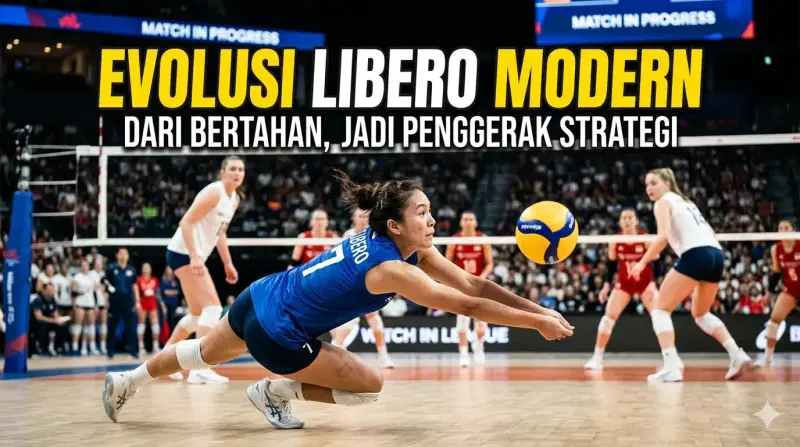 Peran Libero Kini Lebih dari Sekadar Pertahanan