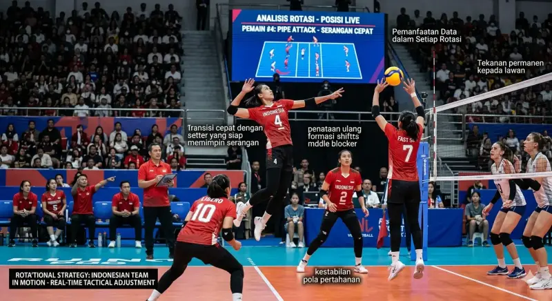 Mengungkap Pola Rotasi Modern dalam Permainan Voli