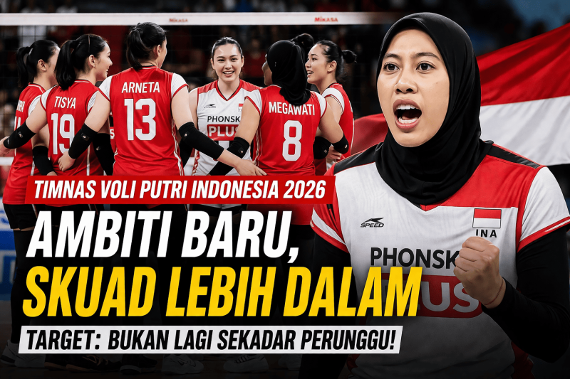 Timnas Voli Putri Indonesia 2026: Ambisi Baru, Skuad Lebih Dalam