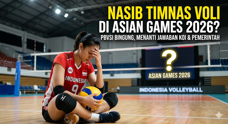 Ketidakpastian Menyelimuti Keikutsertaan Timnas Voli Indonesia di Asian Games 2026