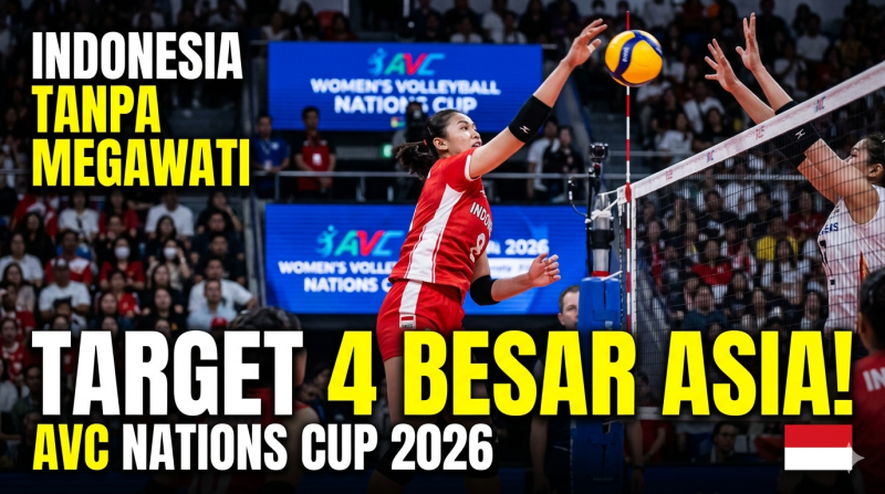 Tatap AVC Nations Cup 2026: Skuad Voli Putri Indonesia Bidik Posisi Empat Besar Asia